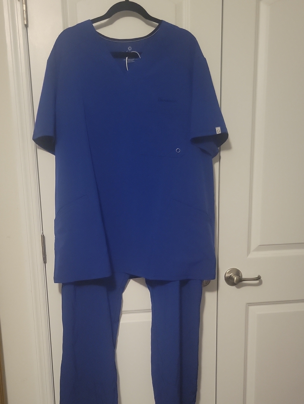 Men's Medical Scrub Set in Royal Blue ( Note Name On front Above Pocket)